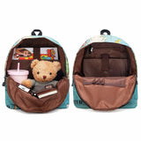 Europe & America Map School Bags for Girls Waterproof Bookbag