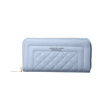 Euro/American Rhombus Long Ladies Wallet Clutch