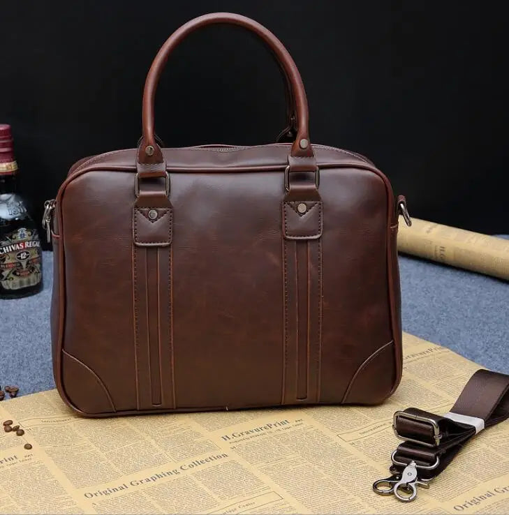 Men's Business Messenger Bag Shoulder Computer Briefcase