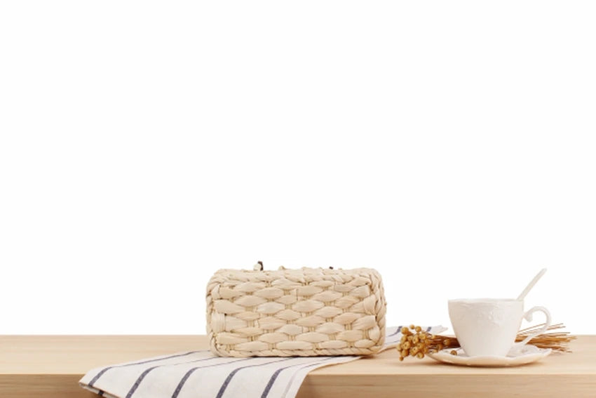 Small Fresh Portable Straw Bag Messenger Dual-use Woven Bag