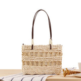 Small Fresh Portable Straw Bag Messenger Dual-use Woven Bag