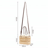 Small Fresh Portable Straw Bag Messenger Dual-use Woven Bag