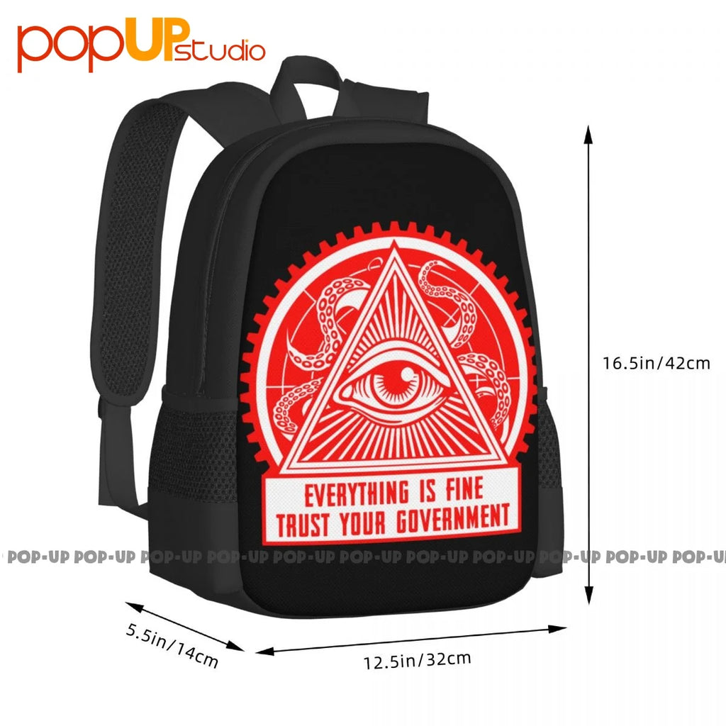 All-Seeing Eye Backpack Large Capacity Portable Eco Friendly