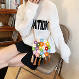 Hand-Woven Embroidered Handbag for Women Outdoor Traveling