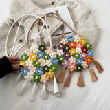 Hand-Woven Embroidered Handbag for Women Outdoor Traveling