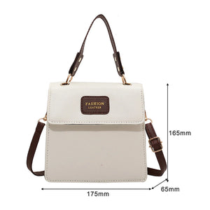 Women PU Leather Shoulder Bag Retro Mini Crossbody Bags Messenger Bag