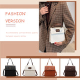 Women PU Leather Shoulder Bag Retro Mini Crossbody Bags Messenger Bag