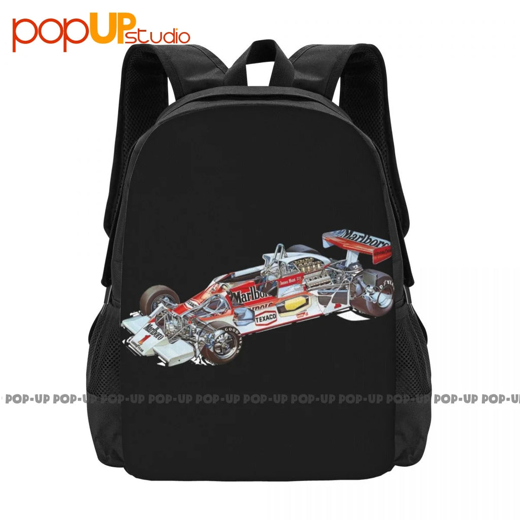 F1 1978 McLaren M26 Ford Cosworth Engine Backpack Large Capacity