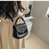 Round Messenger Bags Solid Female Shoulder Purses Bolsas