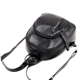 FGGS Mini Backpack, Leather Travel Daypack Shoulder Bag for Women Girls