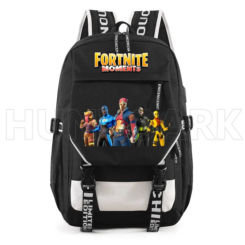 Waterproof Laptop Backpack USB Charge Rucksack for Teenagers Schoolbag