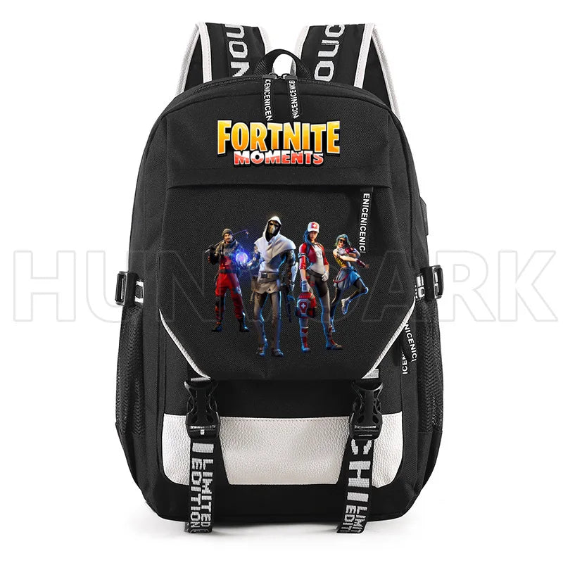 Waterproof Laptop Backpack USB Charge Rucksack for Teenagers Schoolbag