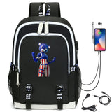 Waterproof USB Charging Schoolbag Boys Girls Outdoor Travel Backpack