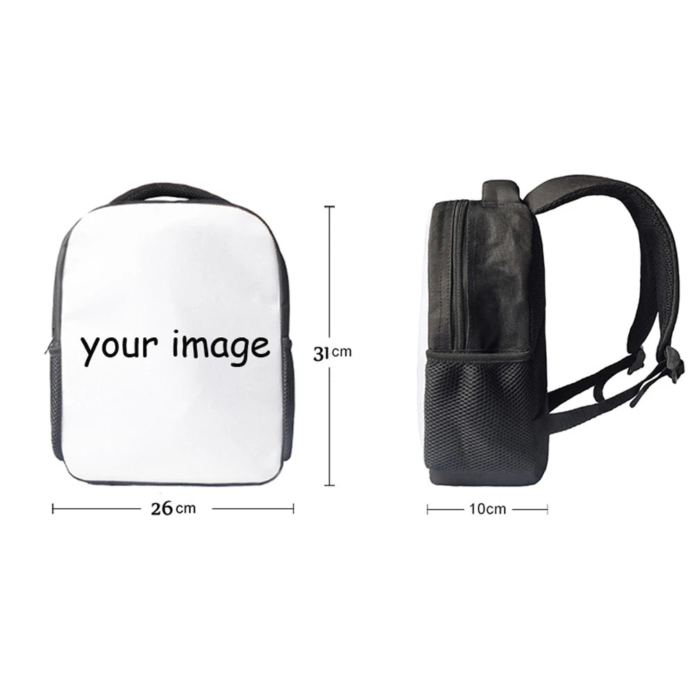 12 inch Piano Music Printed Toddler Backpack Children School Bags