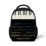 12 inch Piano Music Printed Toddler Backpack Children School Bags
