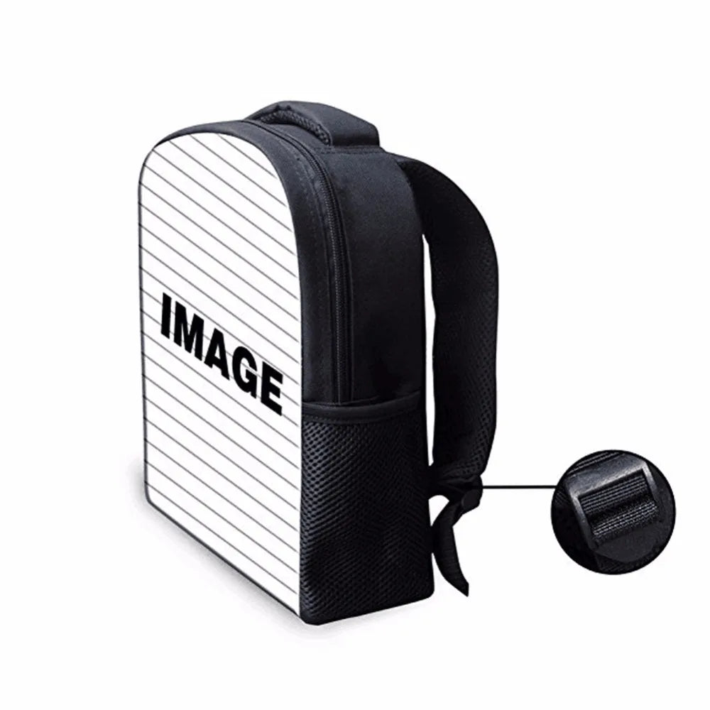 12 inch Piano Music Printed Toddler Backpack Children School Bags