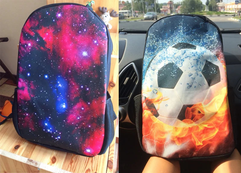 16 Inch Owl Printing Schoolbag for Kids, Carry on Bag mochila escolar