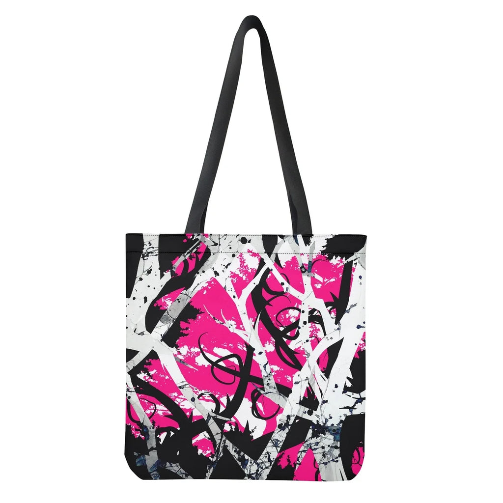Branch Printing Tote Bag Large Capacity Shoulder Bag Women Eco Reusable Shopper