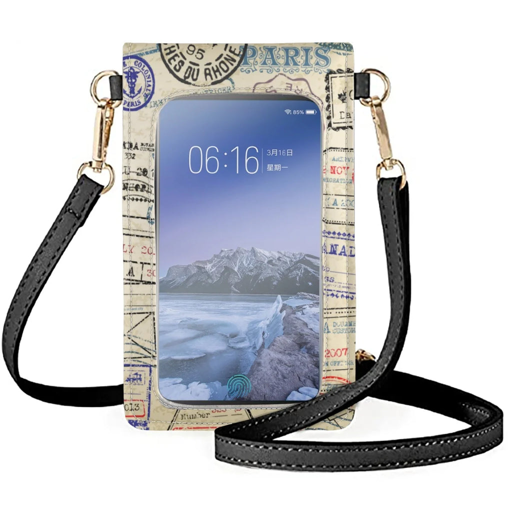 British Style Mobile Phone Bag Female Classic Shoulder Bag