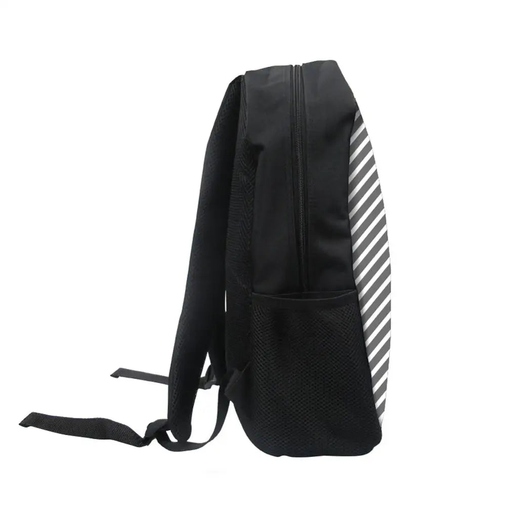 3D Horse Print School Bags for Girls Boys 15inch Kids Schoolbags