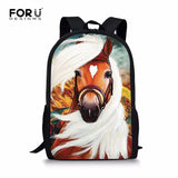 Galaxy Horse Backpacks Children Bookbag Girls School Bag Boys Casual Daily