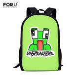 Boys Waterproof School Bags Cartoon Prints Shoulder Backpacks