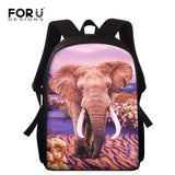 15in Elephant School Bag for Boys Girls