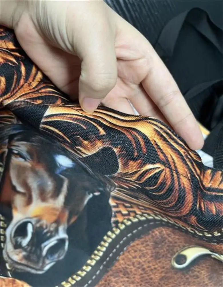 Cartoon Cat Print Tote Bag High Double Sided Printing