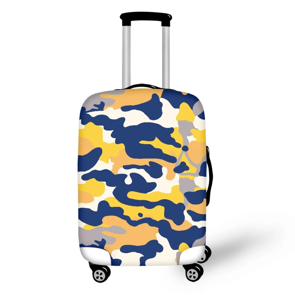 Camouflage Waterproof Luggage Cover with Wheels
