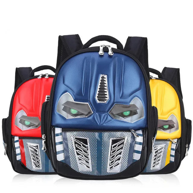 3D Cartoon School Bags For Boys And Girls Little Children Backpacks