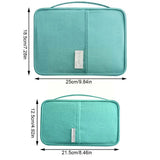 Family Travel Wallet Passport Holder Waterproof Document Organizer