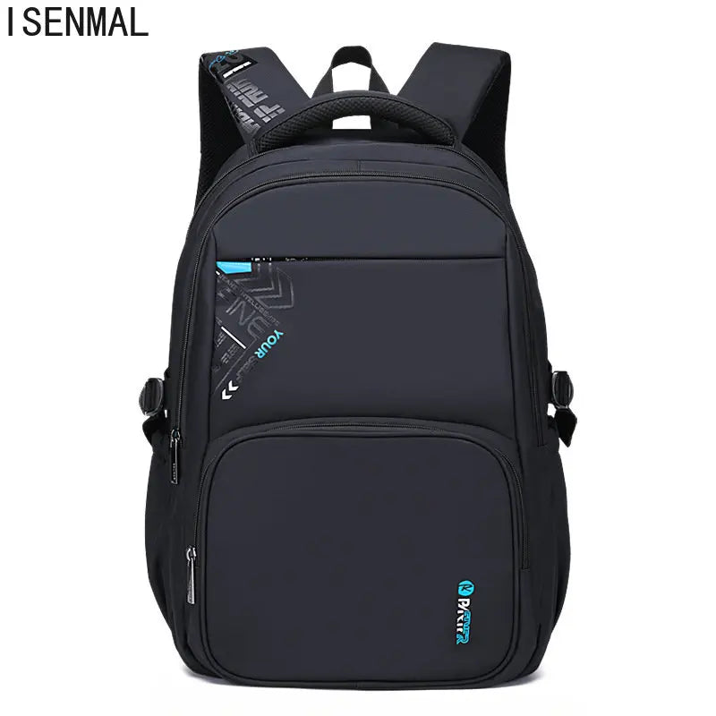 Waterproof Nylon School Backpack For Teenage Boys
