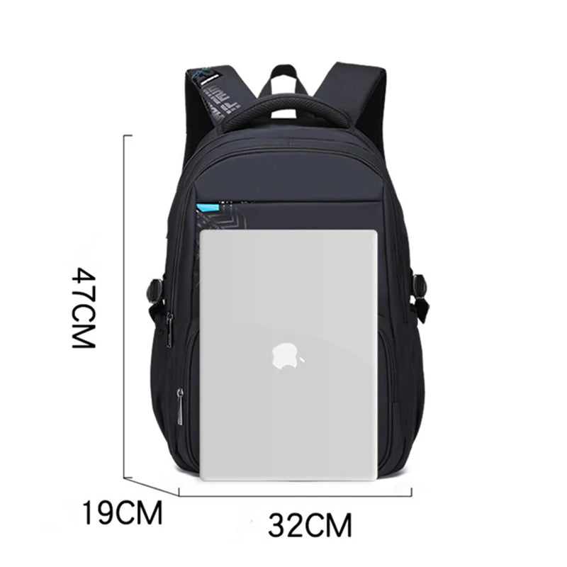 Waterproof Nylon School Backpack For Teenage Boys