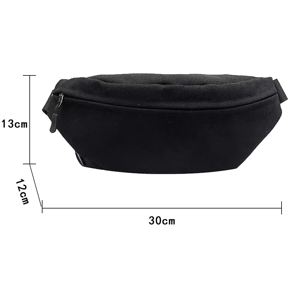 Cat Print Waist Bag for Women Men