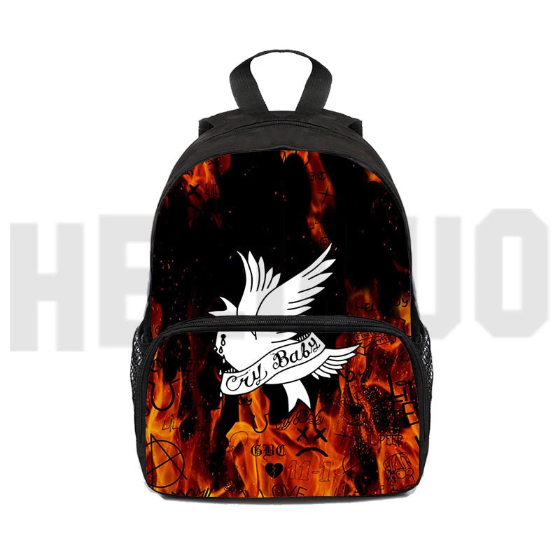 3D Lil Peep Backpack Waterproof Funny Bags Laptop School Bag