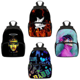 3D Lil Peep Backpack Waterproof Funny Bags Laptop School Bag
