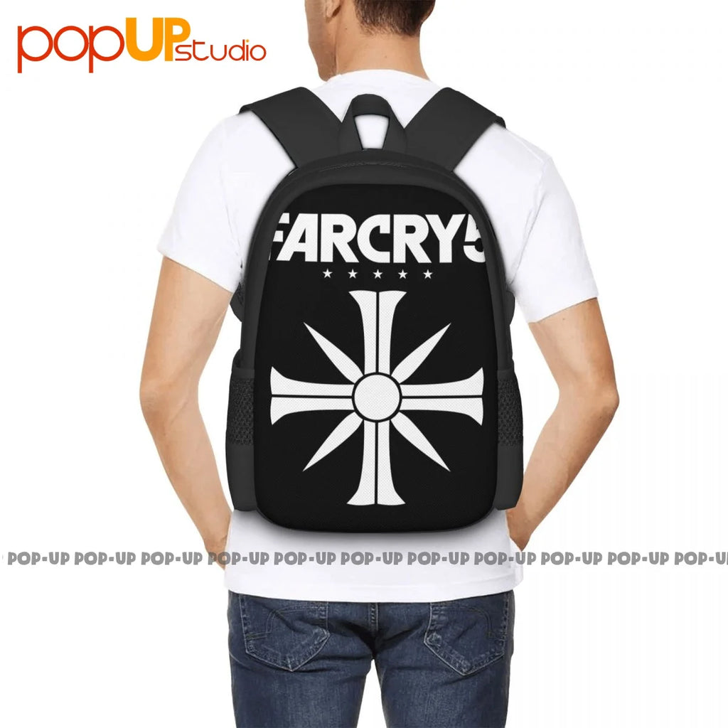 Far Cry 5 Gaming Backpack Shoe Bag 3D Printing Large Capacity