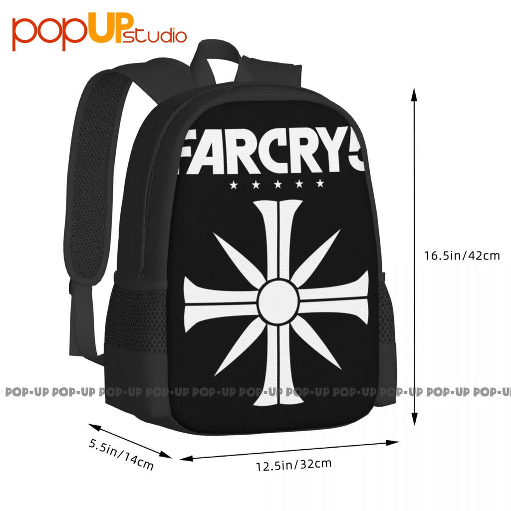 Far Cry 5 Gaming Backpack Shoe Bag 3D Printing Large Capacity