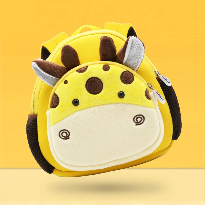 3D Giraffe School Bags for Girls Boys Kids Backpacks