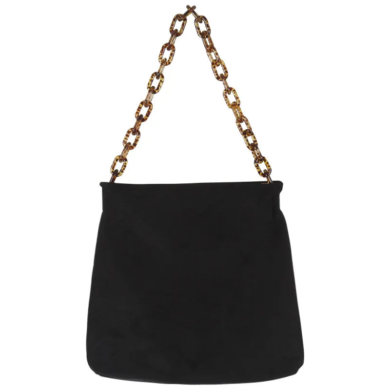 Acrylic Suede One Shoulder Messenger Bag Large Capacity Handbag Women