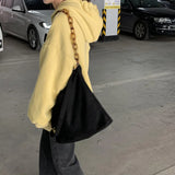 Acrylic Suede One Shoulder Messenger Bag Large Capacity Handbag Women