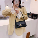 Animal Pattern Handbag Totes Women PU Leather Shoulder Casual Flap Underarm