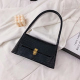 Animal Pattern Handbag Totes Women PU Leather Shoulder Casual Flap Underarm