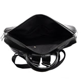 Casual High Soft Leather Backpack Large Capacity School Bag