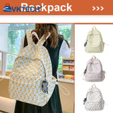 Floral Printed School Backpack Large Capacity Bookbag