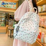 Floral Printed School Backpack Large Capacity Bookbag