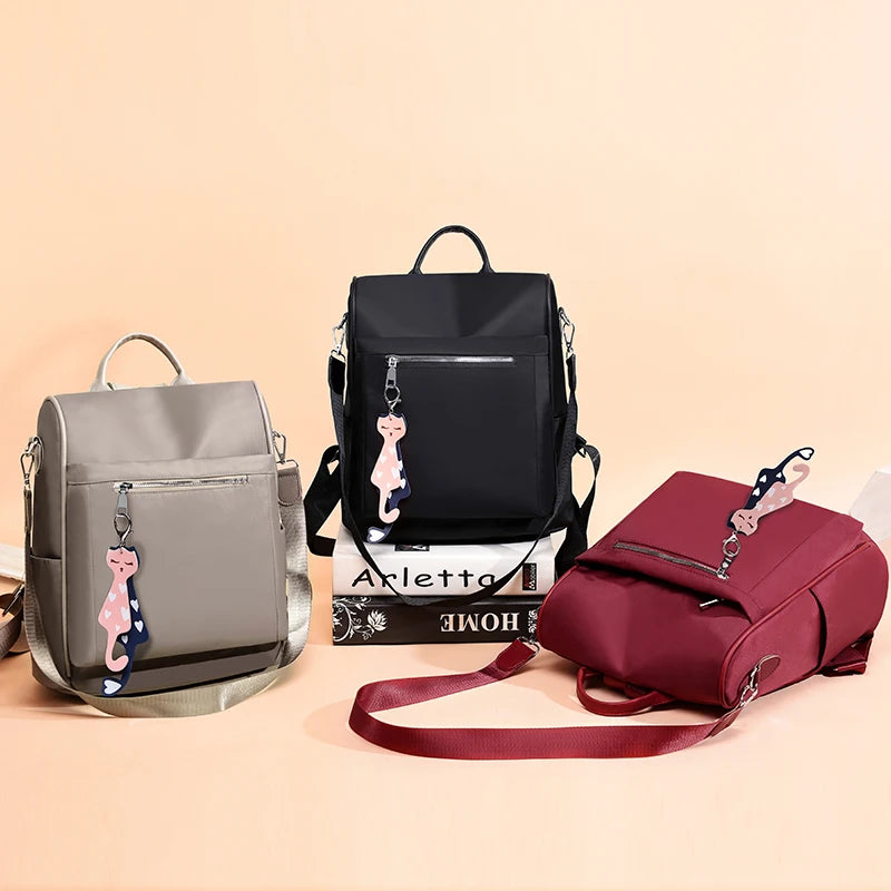 Waterproof Women Backpack Oxford cloth Shoulder Bag Large School Backpack