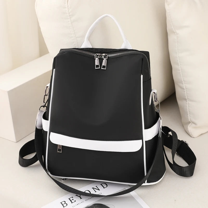 Waterproof Oxford Cloth Backpack for Women Girls School Bags Casual Travel