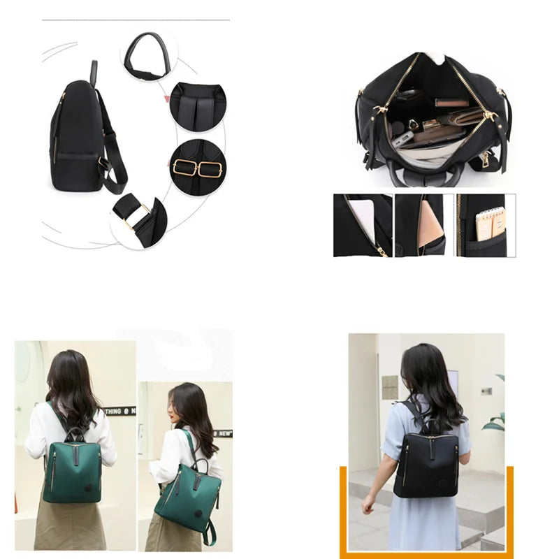 Waterproof Oxford Cloth School Bags for Teenage Girls