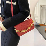 Thick Chain Handbag Adjustable Shoulder Strap Crossbody Bags
